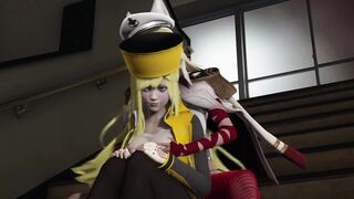 Guilty Gear Millia Rage is subjected by Ramlethal Valentine hot Lesbian sex - 8 image