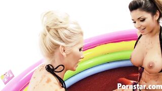 Krystal Webb And Sammy Jayne Can't Stop Licking And Playing With Each Other - 5 image