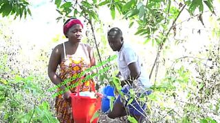 Something new in the middle of noon under the scorching sun. Hot and wild public fuck at the river between a bodybuilder and a neighbor during laundry in Cameroon, Africa. to see exclusively on xvideos red. - 1 image