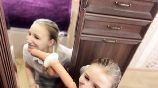 My teacher Stacy Starando teaches me blowjob and lesbian sex - 6 image