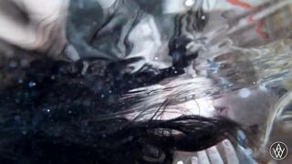 ANGELA WHITE - Busty Bikini Threesome with Lena Paul and Myers - 14 image