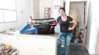 Teen Scammer Fucked Up By Insane Bondage MILF