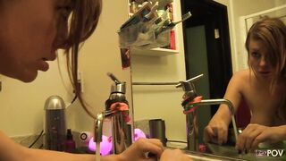 Using her powers to make the lesbian feel worthless but used up for anal sex - 2 image