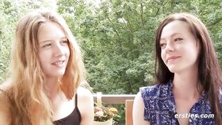Ersties: 21-year-old German girl has her first lesbian experience - 13 image