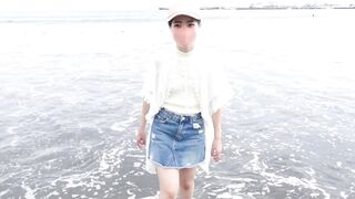 Masturbating on a public beach in Japan - 10 image
