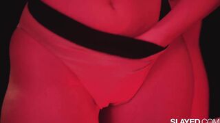 SLAYED Hotties Gabriella and Spencer scissor and rim each other - 4 image