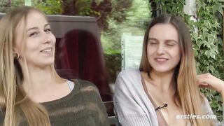 Ersties: Hot Bavarian girl and a horny Austrian have fun in front of the camera - 5 image