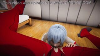 Kisses and cunnilingus with hot moans from Asuka and Rei from Evangelion [Full Video] - 8 image