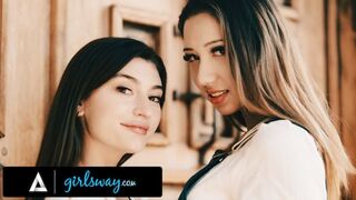 GIRLSWAY - Horny Flower Shop Owner Wants To Finger Her Crush's Pussy So Badly - 1 image