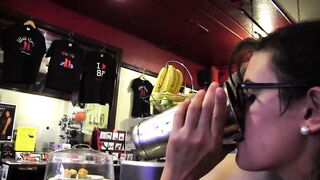 This is what happens in the kitchen when two hot lesbians go wild and horny instead of preparing your food - 15 image