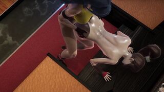 King of fighter mai and leona heidern futa [Full Video] - 12 image