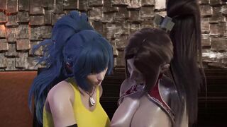King of fighter mai and leona heidern futa [Full Video]
