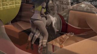 King of fighter mai and leona heidern futa [Full Video] - 9 image