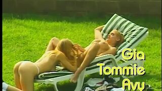 2 teens with nice tits explore ach other with tongues and fingers - 1 image