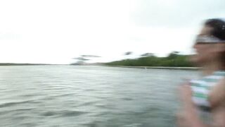 Five sexy teens head out on a boat and wild passionate action ensues - 3 image