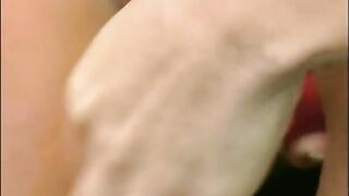 Lesbian teen with nice tits uses a strap on to fuck another lesbian teen - 5 image