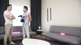 Porn actress by Mistake! She just came to see how we shoot with her boyfriend and ended full of cum!! - 2 image