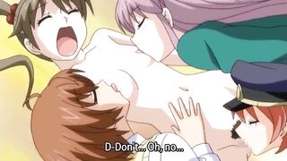 Anime Girl With Big Boobs Fucks In The Train (Uncensored Hentai) - 13 image