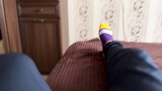 Step sister and step brother fuck a beautiful girl  lesbian sex, cunnilingus and blowjob. - 7 image