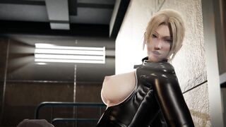 Tekken - Nina Williams gets her pussy licked by Asuka Kazama - Lesbian Video - 3 image