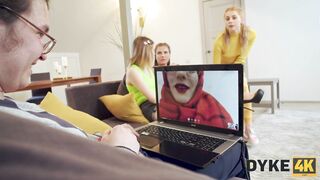 DYKE4K. Late to Three Hotties Party - 3 image