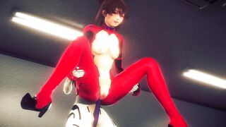 Asuka and Rei having hot lesbian sex(3D PORN)|Neon Genesis Evangelion - 11 image