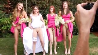 Bride Has Lesbian Foursome With Her Bridesmaids - 3 image