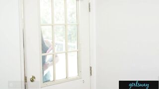 Getting A Rimjob In My Boss's Office (Lesbian Threesome) - 12 image