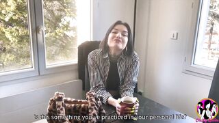 Two brunette chicks having hard fucked by a french cock - 3 image