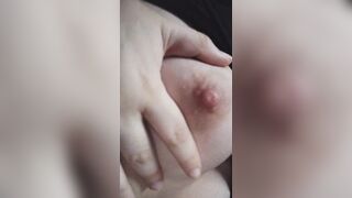 Lubricating my nipples with my own pussy juices - 10 image