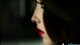 GIRLSWAY - Rich Femdom India Summer Enjoys Her New Submissive Toy Girl