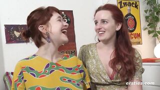 Ersties: Redhead Babe Fingers Her Lesbian Friend - 15 image