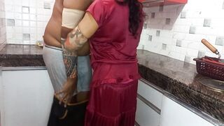 Desi londa & Rani Darling , jija ne sali ko Rasoi me choda desi hindi video clear audio - 5 image