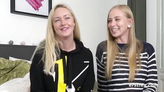 Firsties: Femdom foot and pussy games with Inge and Sirena - 13 image