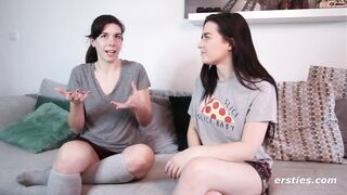 Ersties: Cute Lesbian Couple Take Turns Eating Pussy - 14 image
