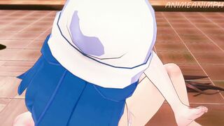 POKEMON TRAINERS DAWN AND ROSA LESBIAN ANIME HENTAI 3D UNCENSORED - 7 image