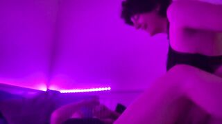 Lesbian having fun on live using her friend's body - 5 image