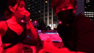 Hentai lesbians fucking hard in the toilet - 5 image