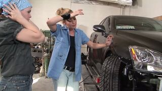 hard rock lesbians do it wild between hard steel - 1 image