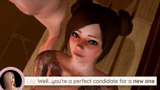 3D cunnilingus animation futa where Dickgirl licking pussy and Fucking Girl - 3 image