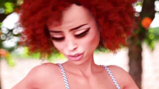 3D Teen Dickgirl want MILF's Ass - Hot Outdoor Futa Lesbian - 4 image