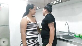 casual playing with a cucumber - 3 image