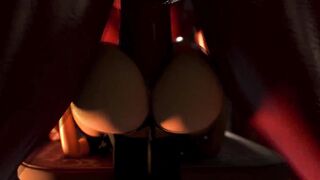 Black magic made a Dickgirl MILF for a horny girl - 3D Futa Anal Sex and Creampie, Helloween Porn - 14 image