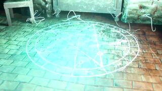 Black magic made a Dickgirl MILF for a horny girl - 3D Futa Anal Sex and Creampie, Helloween Porn - 2 image