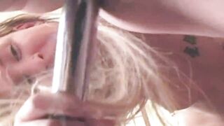 Long haired babe wants to fuck her friend with a stap-on - 15 image