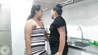 my stepsister and me playing with a cucumber - 3 image