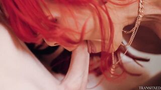 Horny Transgender lady boy team fucked by each other in final physical exam - 10 image