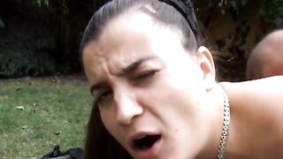 petite ass gets the asshole lovingly massaged until it drips out of her cunt - 14 image