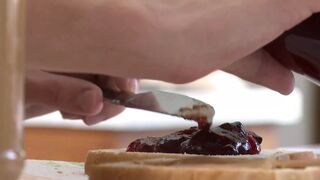 two horny cunt lesbians finger each other's wet pussy on the kitchen table - 1 image