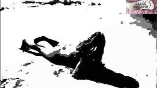 CARTOON MEL NA PRAIA DO RIO DA PRATA